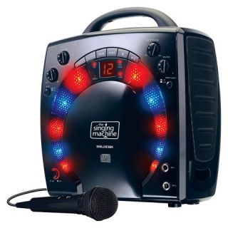 Singing Machine CD+G Mini Lightshow Karaoke System   Black (SML283BK
