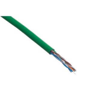 Southwire 1000 ft. Green 24/4 CAT5E Solid BC CMR Cable 57558501