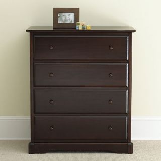 Rockland Hartford 4 Drawer Chest   Coffee