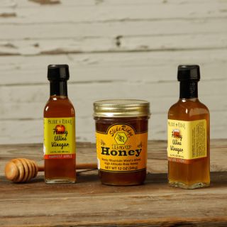 Slide Ridge Honey Wine Vinegar and Raw Honey Bundle (Set of 3