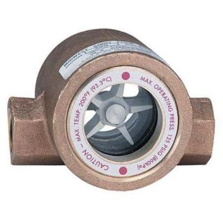 DWYER INSTRUMENTS SFI 300 1 Double Sight Flow Indicator, Bronze, 1In