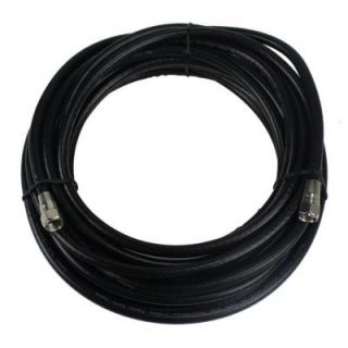PerfectVision 25 ft. RG 6 Black Coaxial Cable with Ends 036009