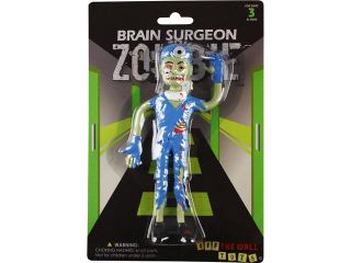 Zombie Brain Surgeon Bendable Action Figure