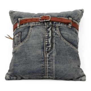 ZUO Jean Blue Denim with Front Jean Pillow 98221