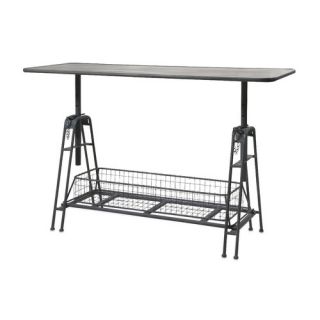 IMAX Henry Adjustable Metal Work Console Table