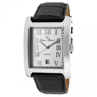 Lucien Piccard Mens LP 98042 02S Classico Silvertone Watch