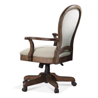 Riverside Furniture Belmeade Round Back Desk Chair with Arm