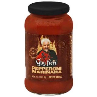 Guy Fieri Pepperoni Marinara Pasta Sauce, 25 oz, (Pack of 6)
