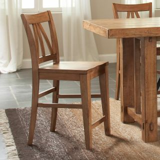 Summerhill Wood Counter Height Dining Chairs   Set of 2