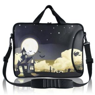 12.5" 13" 13.2" Black Castle Neoprene Laptop Carrying Bag Pouch Cover