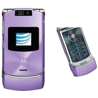 Motorola Razr V3XX Lavender Unlocked GSM Flip Cell Phone  