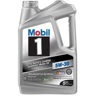 Mobil 1 5W 30 Full Synthetic Motor Oil, 5 qt.