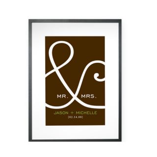Personalized Mr. and Mrs Framed Textual Art