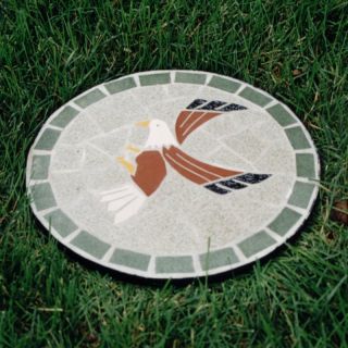 Oakland Living Stepping Stone Mosaic Eagle   Garden Decor