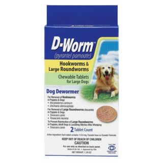 Worm™ Dog Dewormer Chewable Tablets for Large Dogs