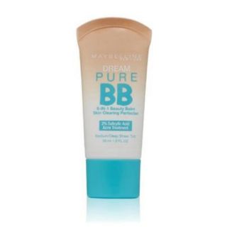 Maybelline New York Dream Pure BB Cream 8 in 1 Skin Clearing Perfector, Medium/Deep 1 oz (Pack of 6)