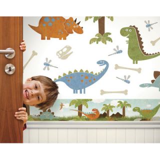 Walls Dino Might Freestyle Peel and Stick Decal in Blue / Green
