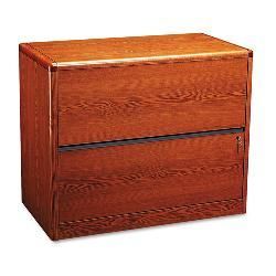 HON 10700 Series 2 Drawer Lateral File Cabinet   Cherry  