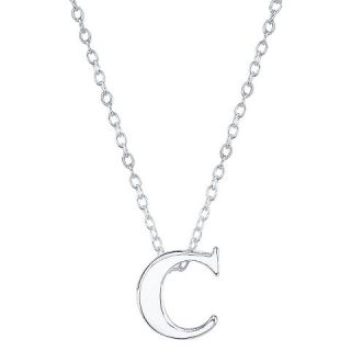 Sterling Small Letter Pendant