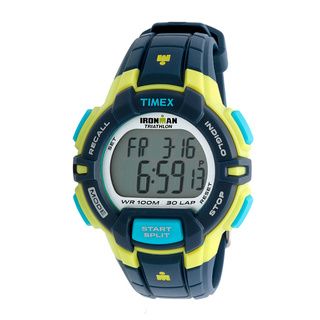 Timex Mens T5K8149J Ironman Rugged 30 Blue/ Lime Digital Watch