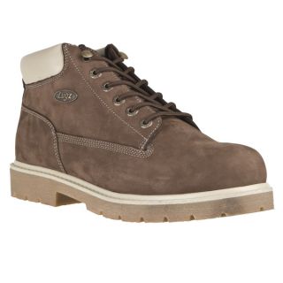 Oxford & Finch Mens Topstitched Leather Lace up Ankle Boots