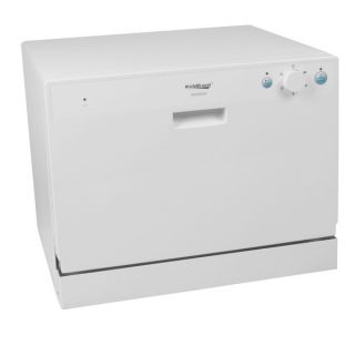 Koldfront 6 Place Setting White Countertop Dishwasher   13887228