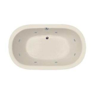 Hydro Systems Concord 6.2 ft. Reversible Drain Whirlpool and Air Bath Tub in Biscuit CON7444ACOB