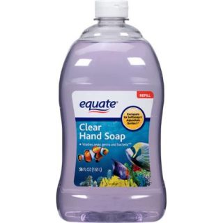Equate Clear Liquid Hand Soap Refill, 56 fl oz