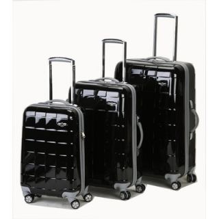 Rockland Celebrity 3 Piece Polycarbonate/ABS Spinner Luggage Set