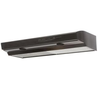 NuTone Allure I Series 42 in. Convertible Range Hood in Black WS142BL