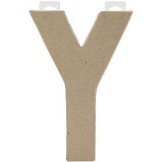 Paper Mache Letter 8"X5 1/2" Letter Y