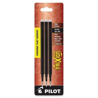 Pilot FriXion Eraseable Gel Ink Pen Fine Point Black Gel Ink Refills