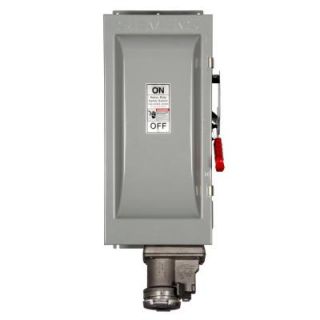 Siemens Heavy Duty 100 Amp 600 Volt 3 Pole Type 12 Fusible Safety Switch with Receptacle HF363JCH