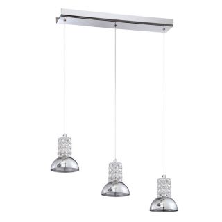 Kendal Lighting 82 in H Chrome Multi Pendant Light with Metal Shade
