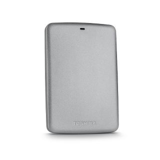 Toshiba Canvio Basics 1TB Portable Hard Drive   Silver (HDTB310XS3AA
