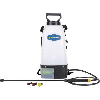 GreenWorks Li-Ion Powered Backpack Sprayer — 2-Gallon Capacity, Model# 5300202