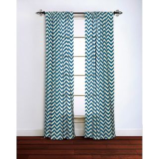 Chevron Curtain Panel 100% Cotton