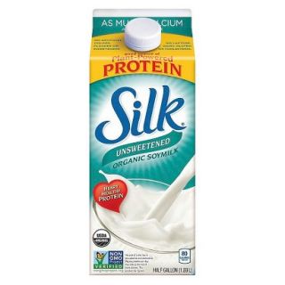 Silk Unsweetened Organic Soy Milk 64 oz
