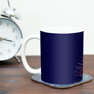 KESS InHouse Oh Happy Day by Robin Dickinson 11 oz. Ceramic Coffee Mug