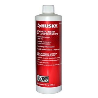 Husky Synthetic Blend Non Detergent Oil Air Compressor 018 0079H