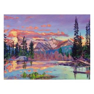 Trademark Fine Art 24 in. x 32 in. Evening Serenity Canvas Art DLG0231 C2432GG