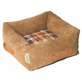 Touchdog Large Light Brown and White Bed PB44LBRLG