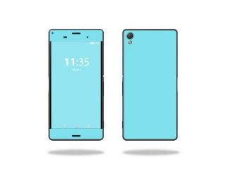 MightySkins Protective Vinyl Skin Decal for Sony Xperia Z3 D6603 wrap cover sticker skins Glossy Baby Blue
