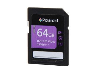 PNY Polaroid 64GB Secure Digital Extended Capacity (SDXC) Flash Card Model P SDX64G10 GEPOL