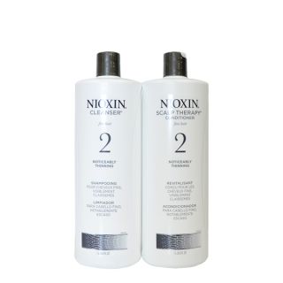 Nioxin System 2 Cleanser & Scalp Therapy Liter Duo  