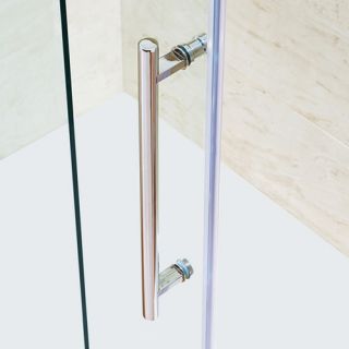 Vigo Elan 74 x 52 Frameless Shower Door 0.375 Clear Glass