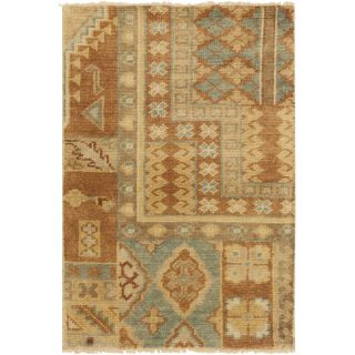 Hand Knotted Victor Floral New Zealand Wool Rug (39 x 59)