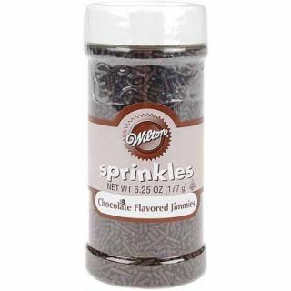Wilton Sprinkles, Chocolate Jimmies 6.25 oz. 710 168
