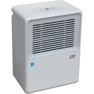 Sunpentown 50 Pint Dehumidifier with Built in Pump, White, SU 52PE