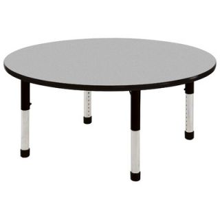ECR4kids 48 Round Adjustable Activity Table in Gray